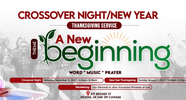 Crossover Night and Thanksgiving Service